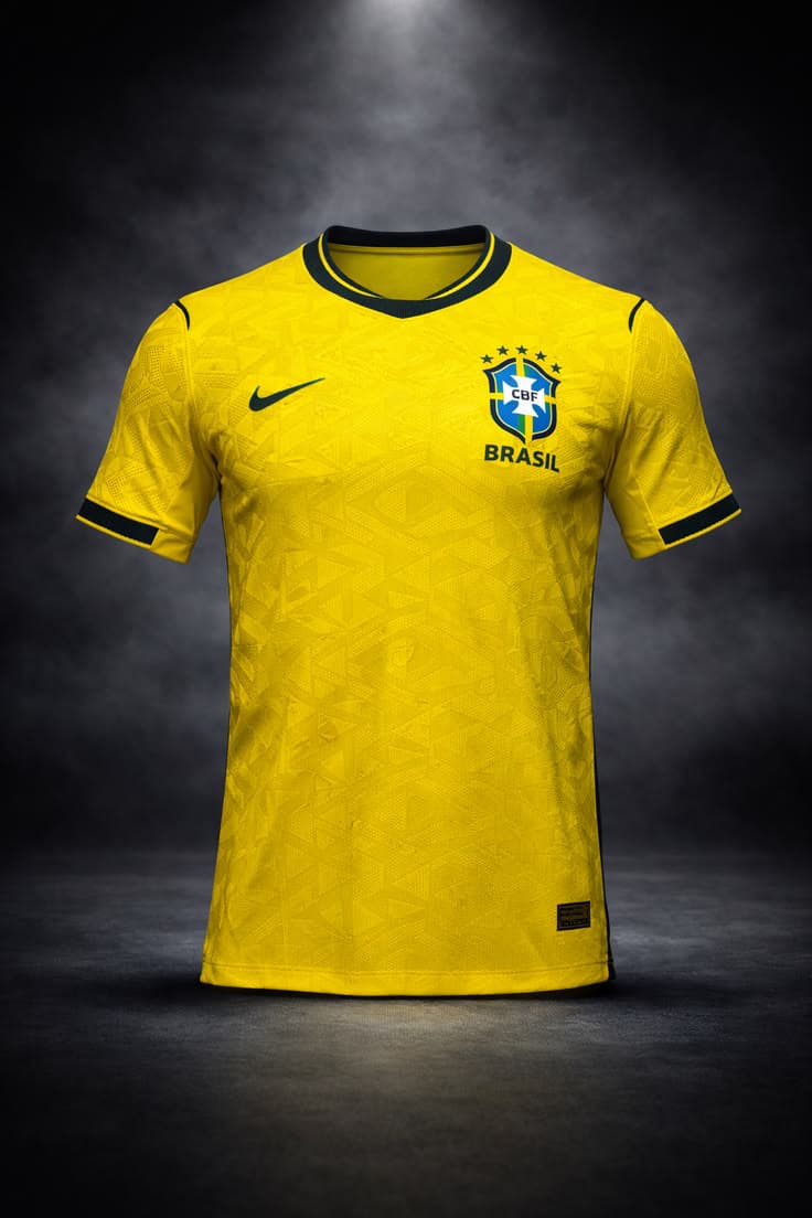 Brazil Special Edition Yellow Jersey - 3 Star (Player Edition) - image 1
