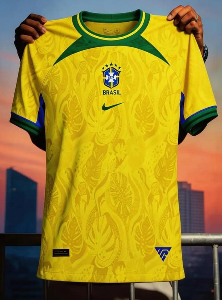 Brazil Special Edition Yellow Jersey - 3 Star (Player Edition) - image 5