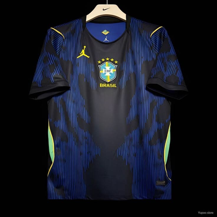 Brazil Special Edition Blue Jersey - 5 Star Fan Editiono 11 - image 2