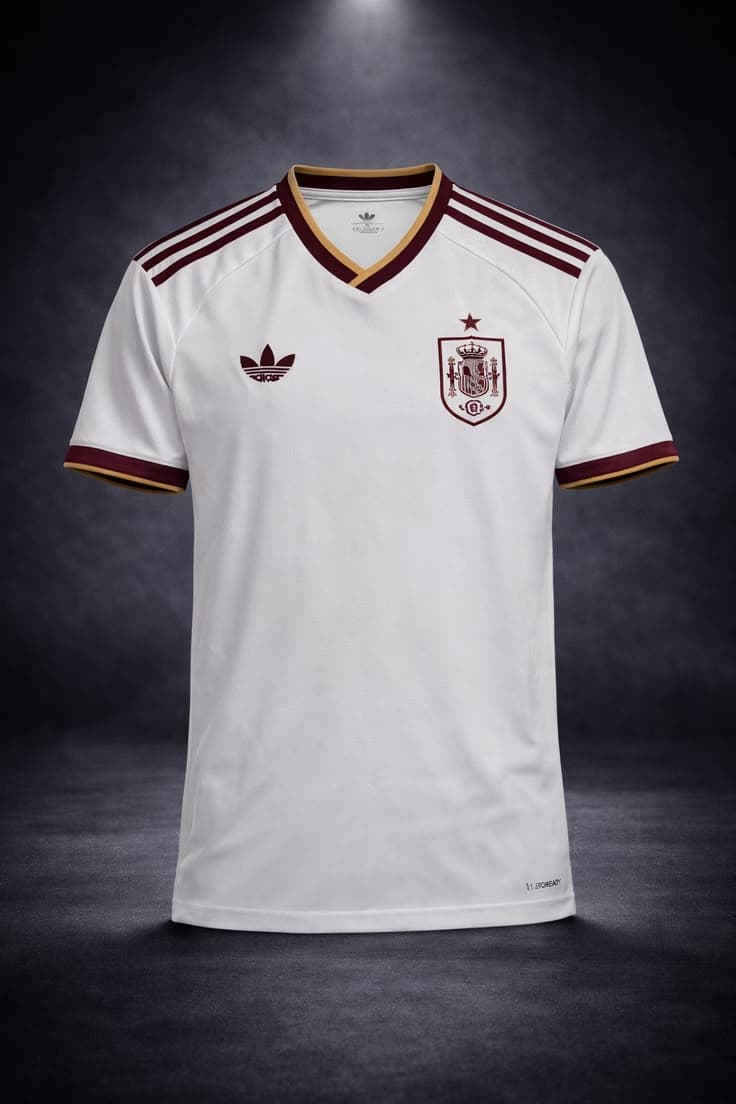 Spain Special Edition White Jersey - 1 Star Fan Edition - image 3