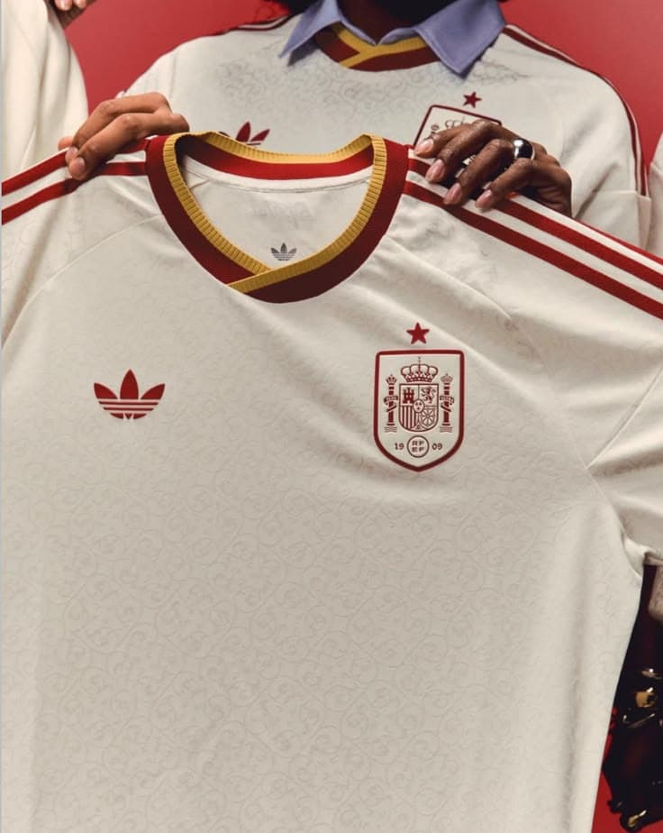 Spain Special Edition White Jersey - 1 Star Fan Edition - image 2